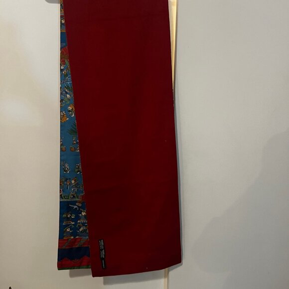 HERMES Men's Astres et Soleils Wool and Silk Stole - Picture 2 of 10